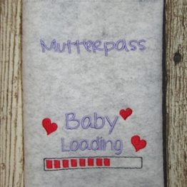 Mutterpasshülle Baby Loading