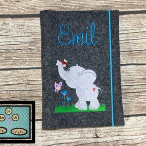U-Heft Hülle Elefant