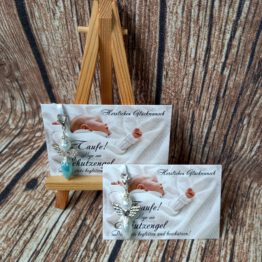 Schutzengel Taufe, Grußkarten mit kleinem Schutzengelanhänger zu verschiedenen Anlässen, Dein Schutzengel als Geschenkidee