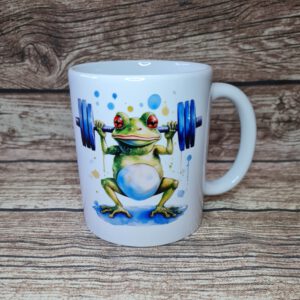 Tasse Frosch, Fototasse, bedruckte Tasse mit Wunschmotiv in Sublimationsdruck – Tassendruck. Geschenkidee