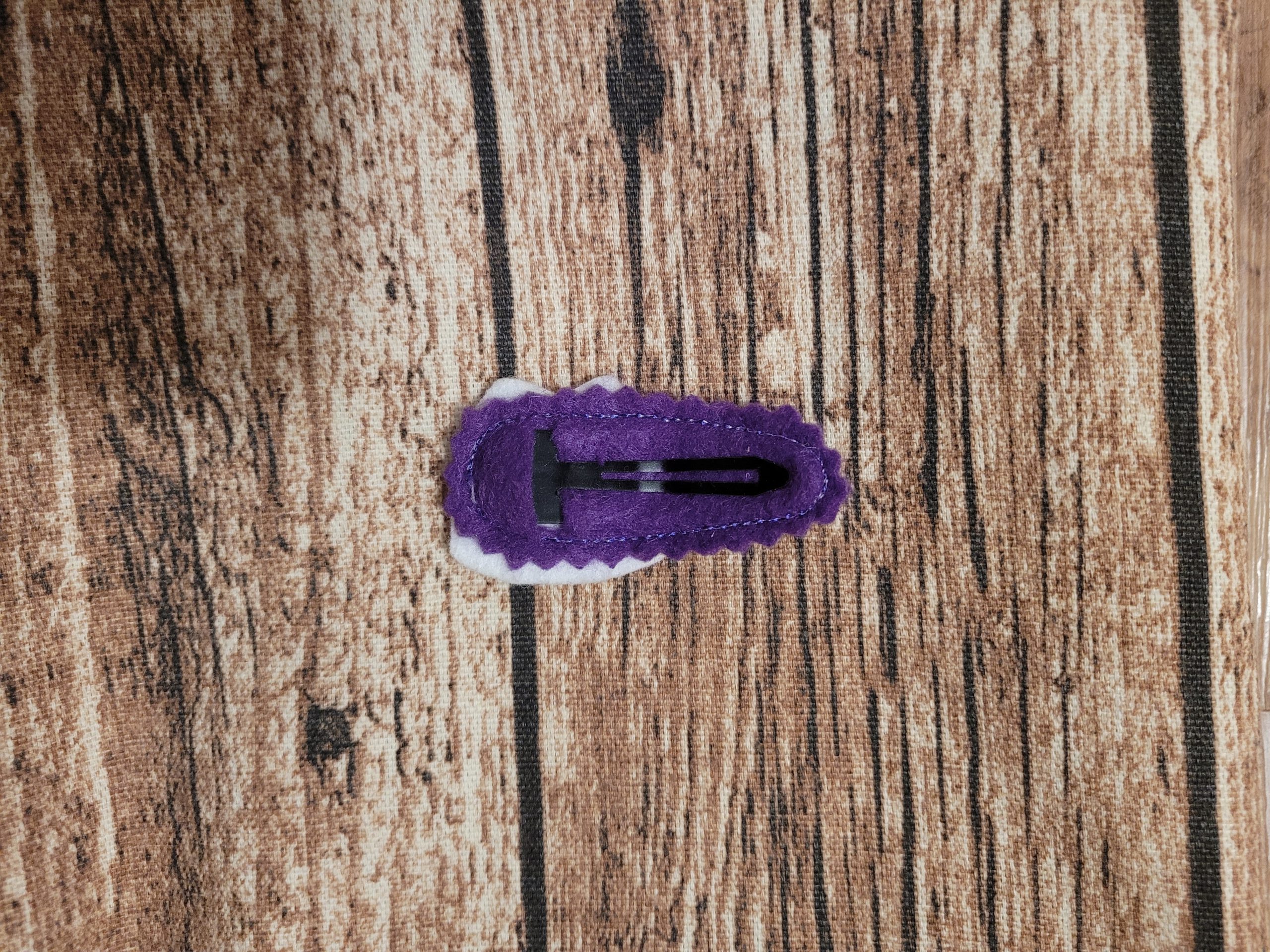 Filzhaarspangen, bestickte Haarspangenhülle aus Filz, Mädchenhaarspangen. Geschenkidee, Mitgebsel auf dem Kindergeburtstag.