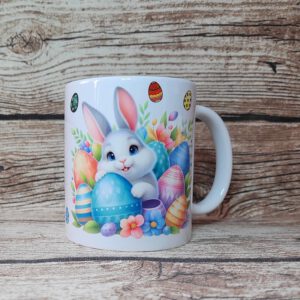 Tasse Osterhase, Fototasse, bedruckte Tasse mit Wunschmotiv in Sublimationsdruck – Tassendruck. Geschenkidee