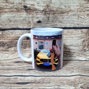 Fototasse, bedruckte Tasse mit Wunschmotiv in Sublimationsdruck – Tassendruck. Geschenkidee