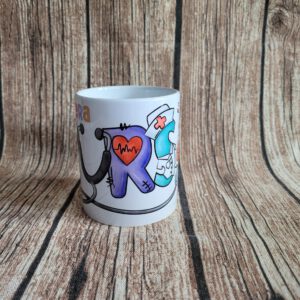 Tasse Krankenschwester, Fototasse, bedruckte Tasse mit Wunschmotiv in Sublimationsdruck - Tassendruck