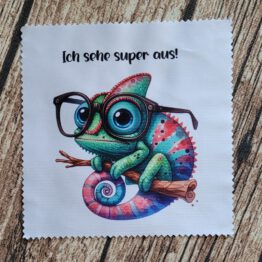 Brillenputztuch mit Tieren