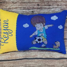 Kuschelkissen Fußballer